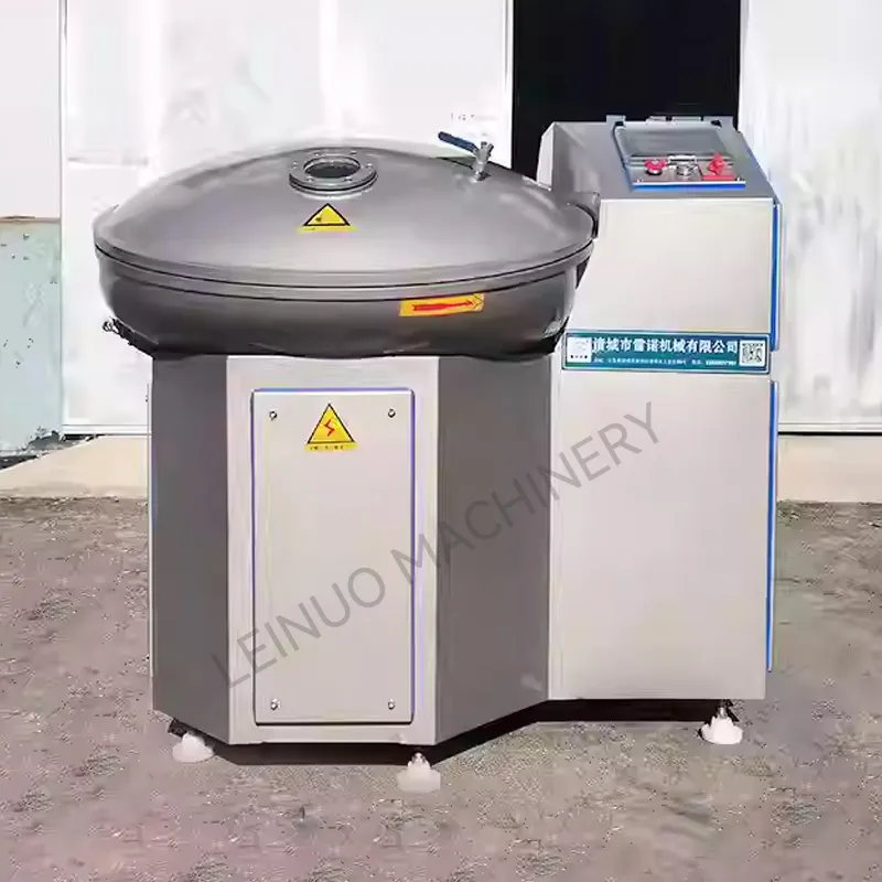  The ZB-40 commercial vacuum chopper offers high-speed chopping and supports emulsification of minced meat vegetables  - Bowl Cutter - foodmachtech